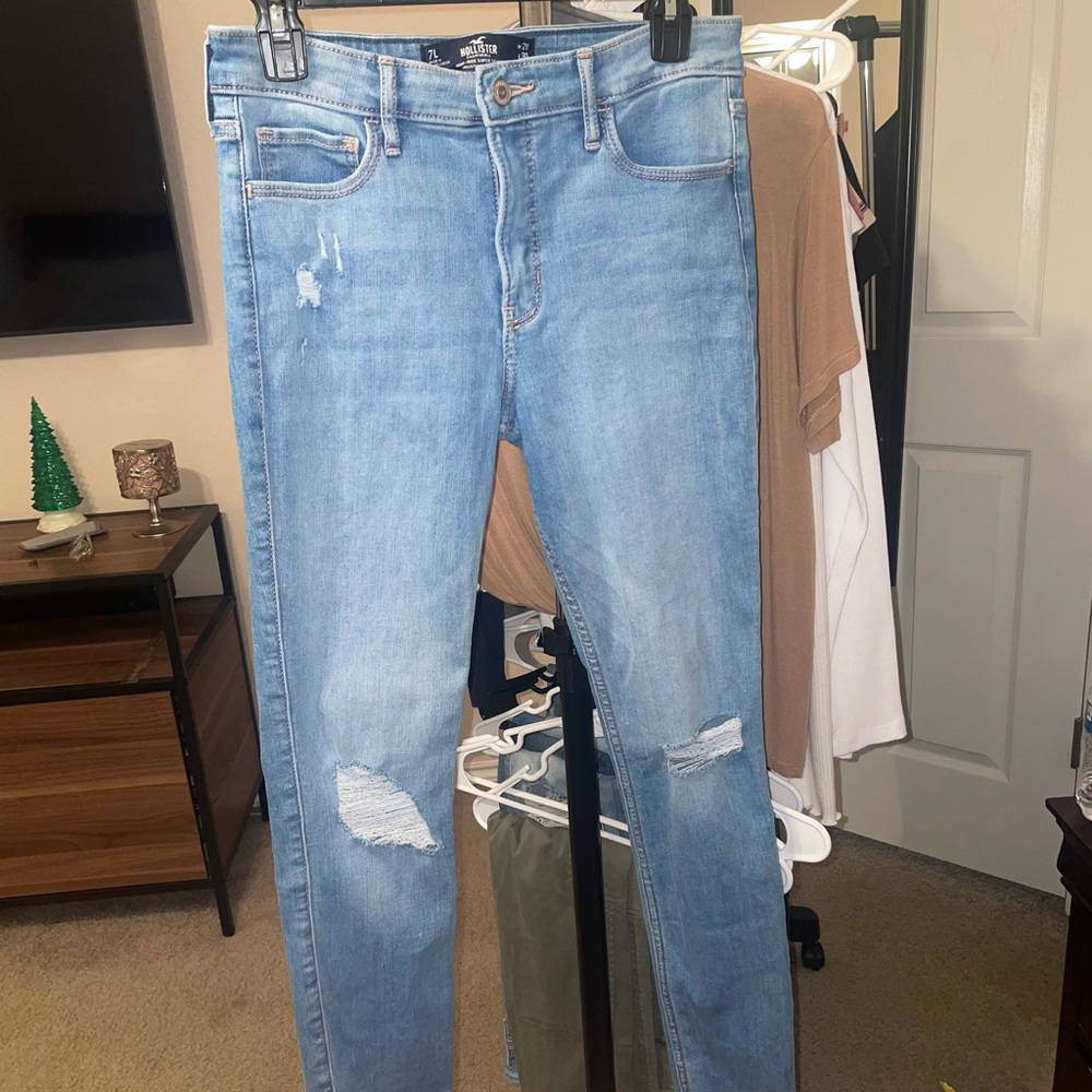 Hollister high rise super skinny jeans